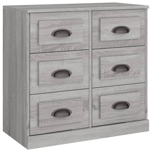 Graue Anrichte Axenea (2 Stück Sonoma Holz)