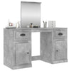 Betongrauer Schminktisch Cernaianu 130x50x132,5cm