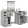 Grauer Schminktisch Cernaianu 130x50x132,5cm