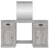 Grauer Schminktisch Cernaianu 130x50x132,5cm