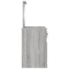 Grauer Schminktisch Cernaianu 130x50x132,5cm
