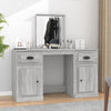 Grauer Schminktisch Cernaianu 130x50x132,5cm