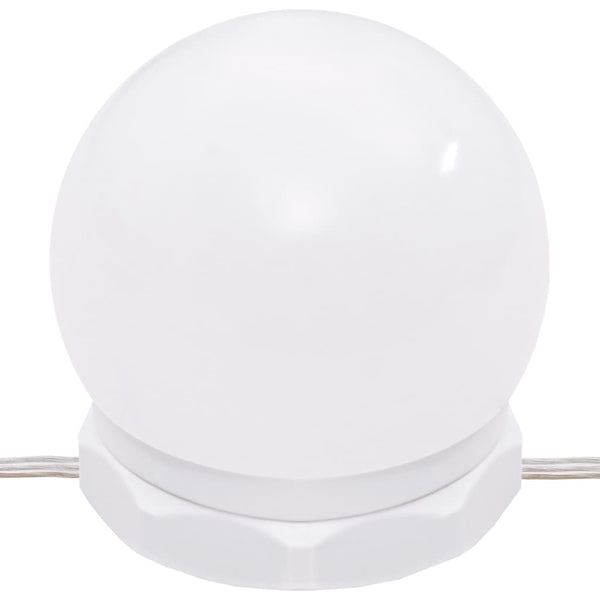Savutammi peilipöytä led-valoilla Arius 130x50x132,5cm