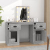 Schminktisch Grau mit LED-Beleuchtung Arius 130x50x132,5cm