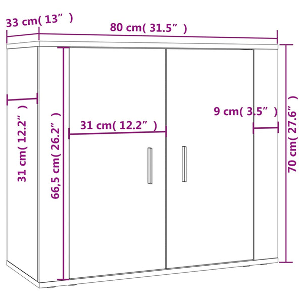 Weißer Schrank Benetato (Holz)