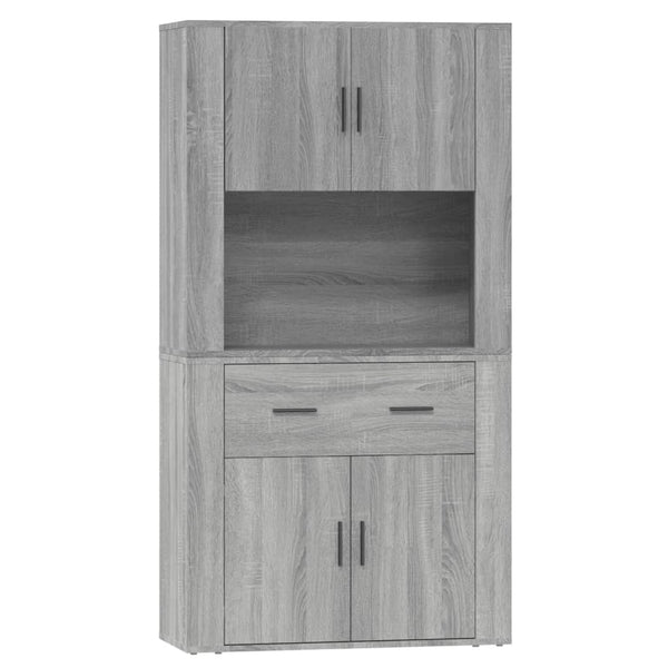 Grauer Schrank Louys (Sonoma-Holz)
