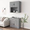 Grauer Schrank Louys (Sonoma-Holz)