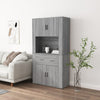 Grauer Schrank Louys (Sonoma-Holz)