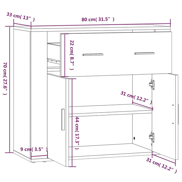 Weißer Schrank Rozalaia (Holz)