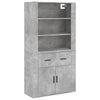 Betongrauer Schrank Rozalaia (Holz)