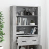 Betongrauer Schrank Rozalaia (Holz)