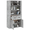 Betongrauer Schrank Rozalaia (Holz)