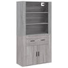 Grauer Schrank Rozalaia (Sonoma-Holz)