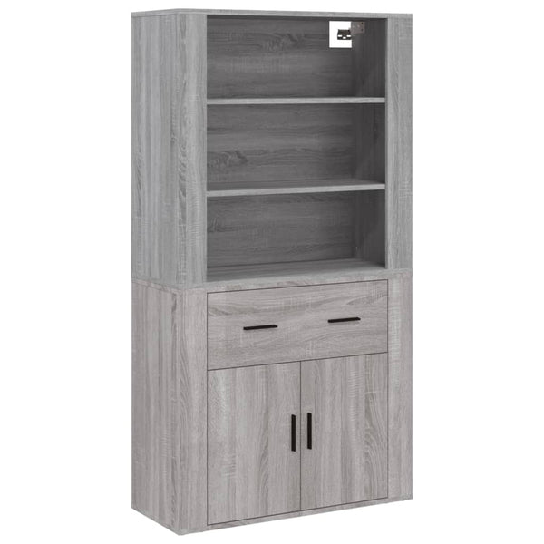 Grauer Schrank Rozalaia (Sonoma-Holz)