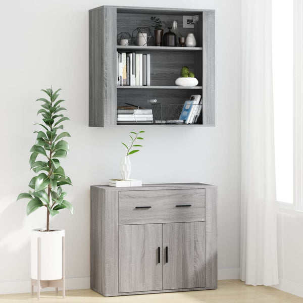 Grauer Schrank Rozalaia (Sonoma-Holz)