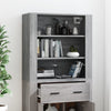 Grauer Schrank Rozalaia (Sonoma-Holz)