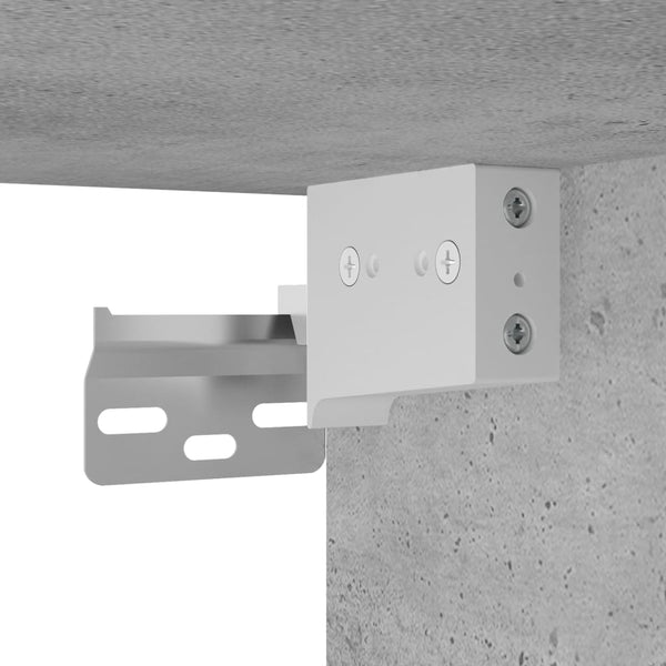 Technischer Holzschrank in Betongrau