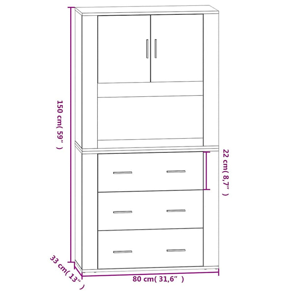 Schrank Anatoll (Räuchereiche)