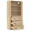 Schrank Gretelia (Sonoma-Eiche Holz)