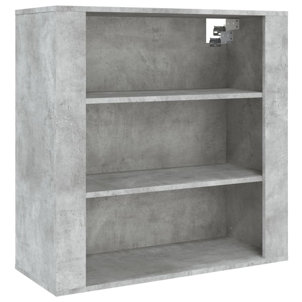 Betongrauer Schrank aus technischem Holz
