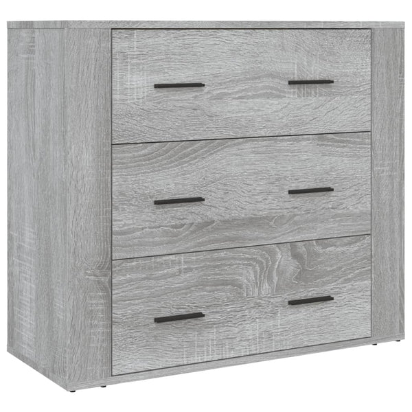 Grauer Sonoma-Schrank aus Holzwerkstoff