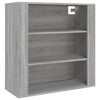 Grauer Sonoma-Schrank aus Holzwerkstoff