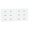 Weiße Sideboards Kougionas (2er-Set Holz)