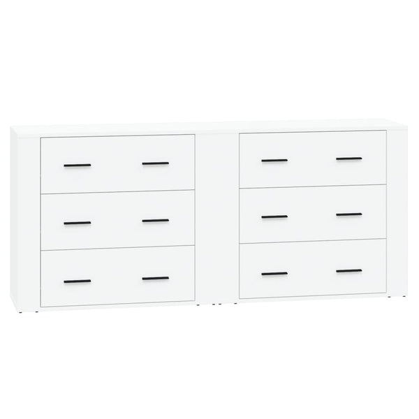 Weiße Sideboards Kougionas (2er-Set Holz)