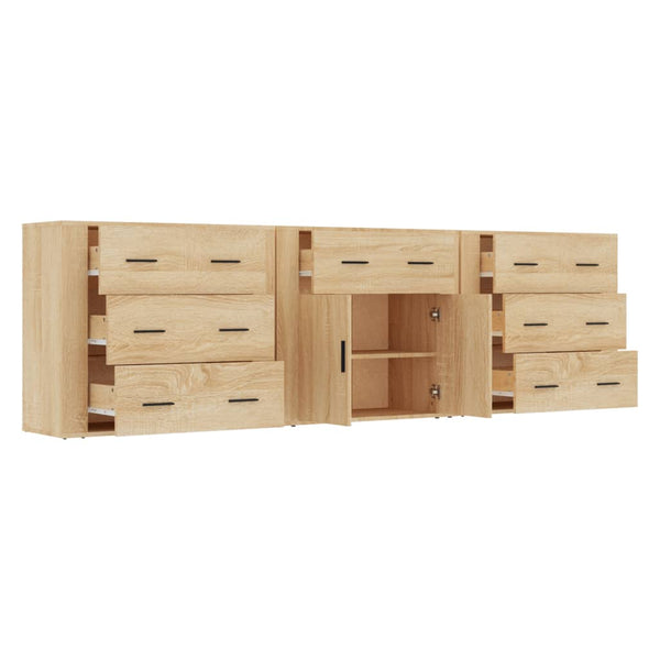 Senkit Marghitas (3-teilig, Eiche Sonoma-Holz)