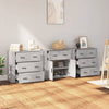 Betongraue Sideboards 3 St. aus Holzwerkstoff