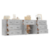 Betongraue Sideboards 3 St. aus Holzwerkstoff