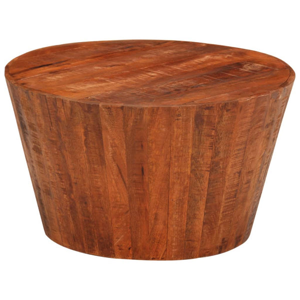 Couchtisch Lava Ø 52x30cm (raues Mangoholz)