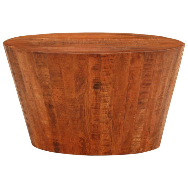 Couchtisch Lava Ø 52x30cm (raues Mangoholz)