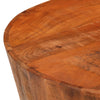Couchtisch Lava Ø 52x30cm (raues Mangoholz)