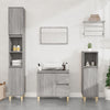 Grauer Badschrank-Set Beisim 3-teilig (Sonoma-Holz)