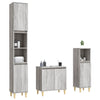 Graues Badmöbel-Set Andriyan (3-teilig, Sonoma Holz)