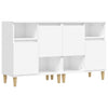 Weißes Sideboard Dolenga 60x35x70cm (2 Stück, Holz)