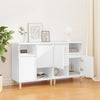 Weißes Sideboard Dolenga 60x35x70cm (2 Stück, Holz)