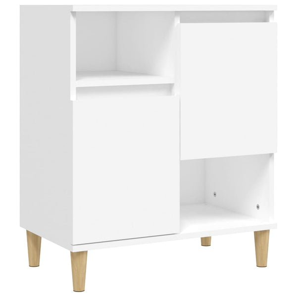 Weißes Sideboard Dolenga 60x35x70cm (2 Stück, Holz)