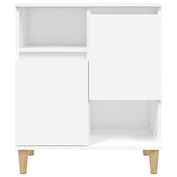 Weißes Sideboard Dolenga 60x35x70cm (2 Stück, Holz)
