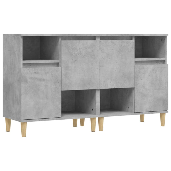 Betongraue Kommoden Dolenga 60x35x70cm (2 Stück Holz)