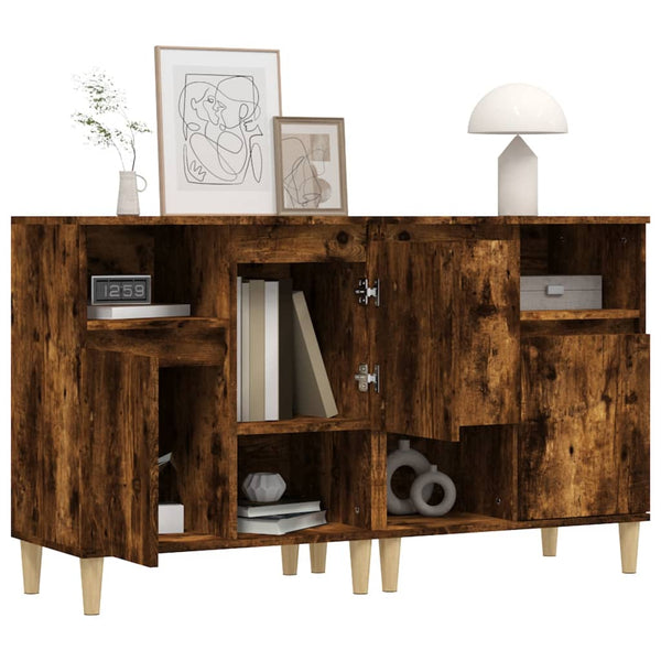 Räuchereiche Dolenga Sideboards 60x35x70cm (2 Stück, Holz)