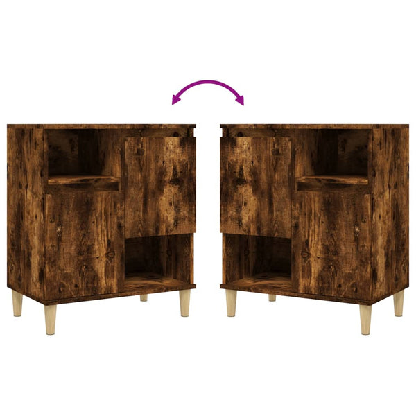 Räuchereiche Dolenga Sideboards 60x35x70cm (2 Stück, Holz)