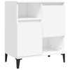 Weißer Beistellschrank Bogat 60x35x70cm (3-türig aus Holz)