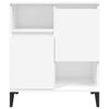 Weißer Beistellschrank Bogat 60x35x70cm (3-türig aus Holz)