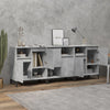 Betongraue Kommoden Bogat 60x35x70cm (3 Stück Holz)