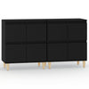 Schwarze Sideboards Ortvin 60x35x70cm (2 Stück, Holz)