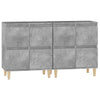 Betongraue Sideboards Ortvin 60x35x70cm (2 Stück Holz)