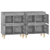 Betongraue Sideboards Ortvin 60x35x70cm (2 Stück Holz)