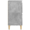 Betongraue Sideboards Ortvin 60x35x70cm (2 Stück Holz)